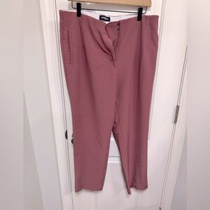 Worn once only. Looks new. Express mauve dress pants
